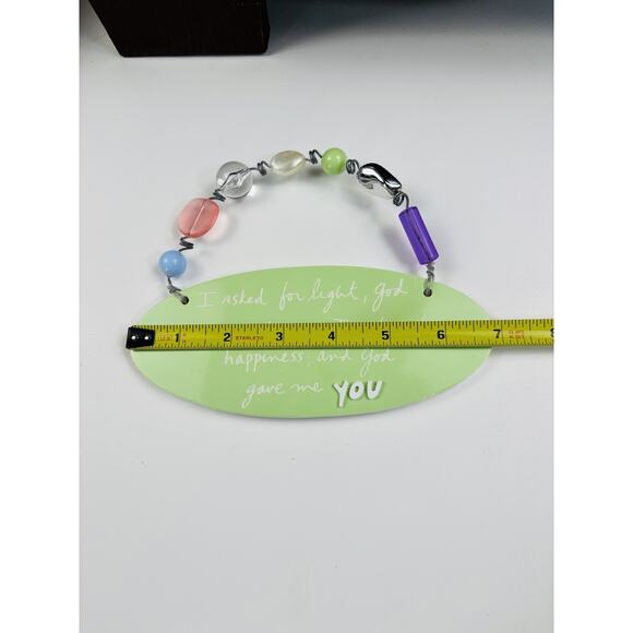 Sandra Magsamen 3X7" Oval Sign: I ASKED FOR LIGHT, GOD GIVE ME THE SUN….. - Picture 5 of 7